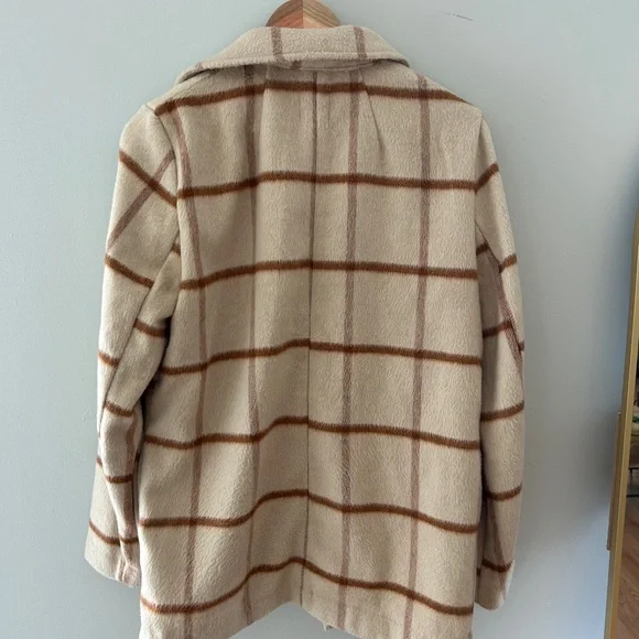 Joie Tan Teddy Jacket Soft Oversized Fit - Picture 2 of 3